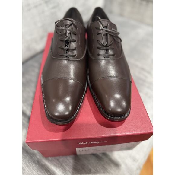Salvatore Ferragamo Luce (Auburn Calf) Oxford sz. 8.5D - Picture 2 of 8